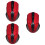 3Pcs Wireless Laptop Mouse Foldable Portable for Gaming 8