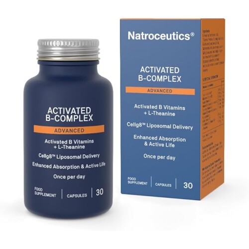 Natroceutics Activated B-Complex Advanced with L-Theanine - 30 Capsules