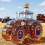 (Tractor 2）Whiskey Bottle Tractor Shape 10 oz Novelty Creative Tractor Theme Empty Bottle 1