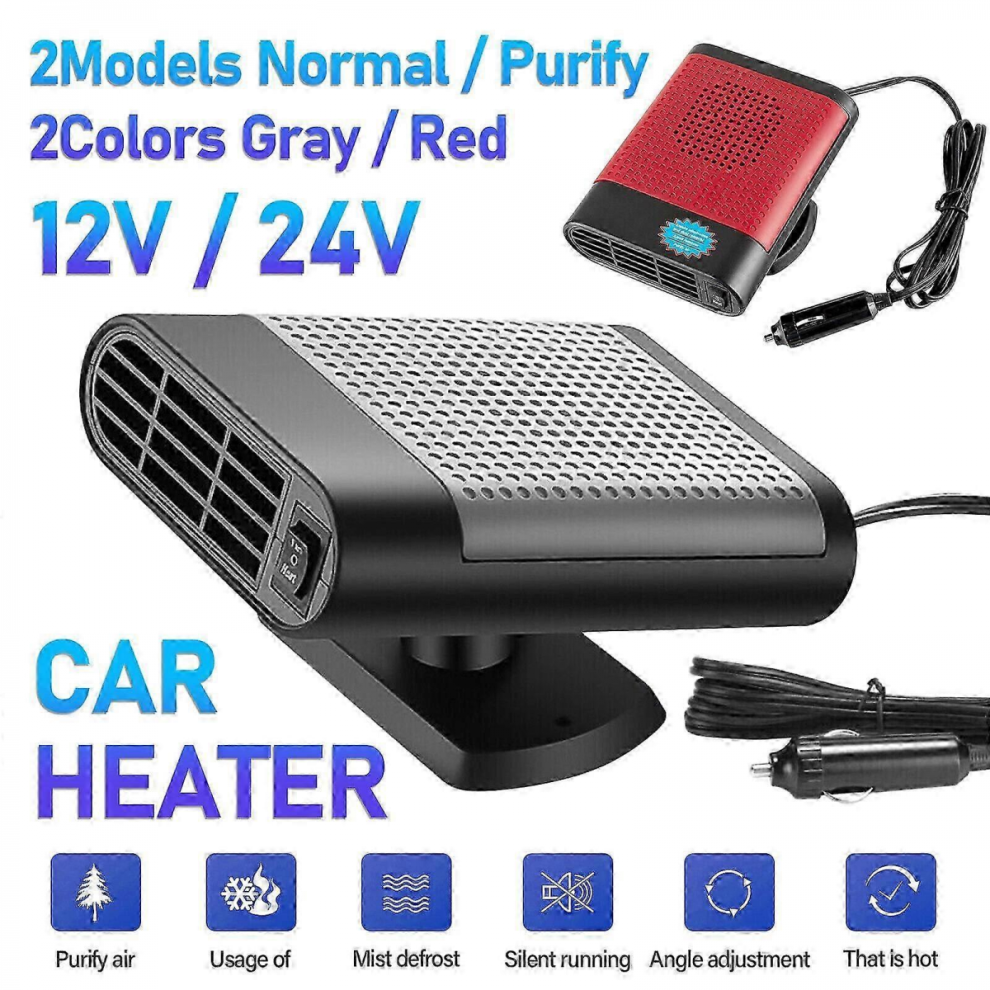 1000W Car Heater 12V Portable Electric Heating Fan Defogger Defroster Demister 3351624306168