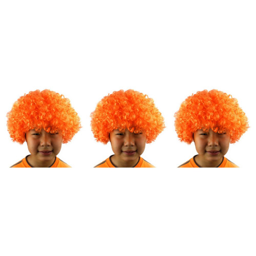 3St Clown Pruik Elastisch Carnaval Cosplay Hoofdbedekking 1