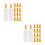2Sets Small Animal Milk Feeder Plastic Bottles with Reusable Nipples 5