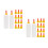 2Sets Small Animal Milk Feeder Plastic Bottles with Reusable Nipples 6