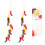 2 pcs artificial vegetable string decor, simulated fruit and veg 7