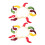 2 pcs artificial vegetable string decor, simulated fruit and veg 8