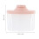 5Pièces Boîte Rotative Poudre Lait Bébé Rose Compacte 2