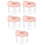 5Pièces Boîte Rotative Poudre Lait Bébé Rose Compacte 9