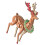 2St Kerst 3D Rendier Decor Multifunctioneel Voor Familie 3