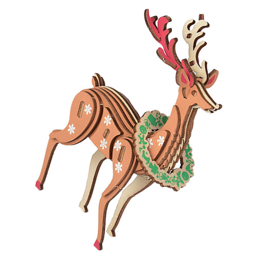 2St Kerst 3D Rendier Decor Multifunctioneel Voor Familie 2