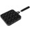 2Pcs Nonstick Takoyaki Pan Black Bake Plate with Ergonomic Handle Grip 2