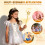 3Pièces Couronnes Rigides Accessoires Raffinés 6