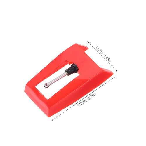 32Pcs Portable Red Stylus Needles for Record Player and Gramophone 1
