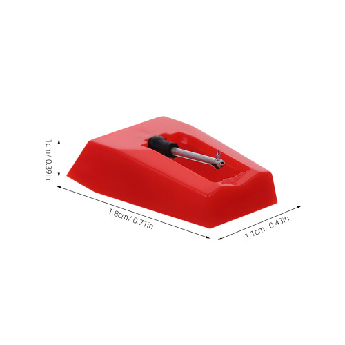 32Pcs Portable Red Stylus Needles for Record Player and Gramophone 2