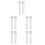 10St Realistische ABS Microfoon Prop Wit Speelgoed Voor Kinderen 8