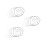 18Pièces Cordes Métalliques Pour Guitare Électrique Durable Argentées 9
