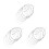 18Pièces Cordes Métalliques Pour Guitare Électrique Durable Argentées 10