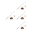 4Pcs Long Handle Metal Fire Poker Versatile Fireplace Fire Pit Tools 8