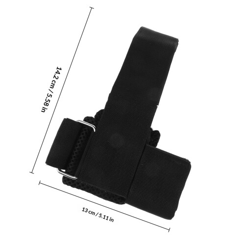 Sangles Gym Noires Réglables Pour Exercice Renforcement Jambes 1