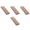 4Pcs Portable Oboe Reed Holder Plastic Storage Box ABS Light Brown Set 9