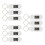 9St Digitale Sleutelhanger Horloges Plastic Wit Studenten 5
