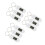 9St Digitale Sleutelhanger Horloges Plastic Wit Studenten 7