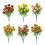 Faux Fruit Florals Display With Plastic Foam Materials-peach 2