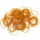 1500Pcs Orange Natural Rubber Bands for Office Packing Elastic 2
