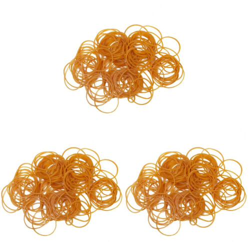 1500Pcs Orange Natural Rubber Bands for Office Packing Elastic 2