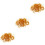 1500Pcs Orange Natural Rubber Bands for Office Packing Elastic 6