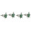 2St Creatieve Multicolor Manchetknopen Vrouw Stijlvol Design 3