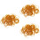 1500Pcs Orange Natural Rubber Bands for Office Packing Elastic 7