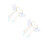 4Pièces Boucles D'oreilles Sirène En Alliage Pour Filles 6