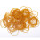 1500Pcs Orange Natural Rubber Bands for Office Packing Elastic 10