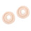 2Pièces Collier Conique Chat Beige Protection Doux Coton PP Résistant 4