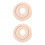 2Pièces Collier Conique Chat Beige Protection Doux Coton PP Résistant 8