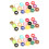 360Pcs Pearl Buttons Assorted Color Copper Base for Sewing DIY Crafts 8