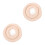 2Pièces Collier Conique Chat Beige Protection Doux Coton PP Résistant 9