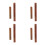 4Sets Natural Camel Bone Acoustic Guitar Bridge Saddle and Nut Set 7