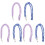 6Pcs Durable Acrylic Anti Lost Mask Chains for Hanging Assorted Colors 2