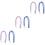 6Pcs Durable Acrylic Anti Lost Mask Chains for Hanging Assorted Colors 5