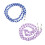 6Pcs Durable Acrylic Anti Lost Mask Chains for Hanging Assorted Colors 10