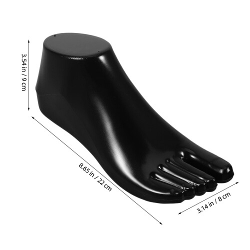 4Paren Zwarte Plastic Schoenenvullers Display Voetmodel Voor Dames 1