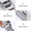 24Pcs Durable Silver Metal Case Latch Toggle for Home Use 7