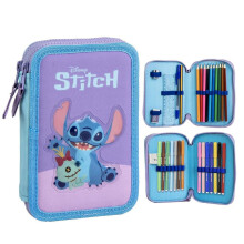 Stitch Doppel-Federmäppchen für Schule, Büro oder Reisen