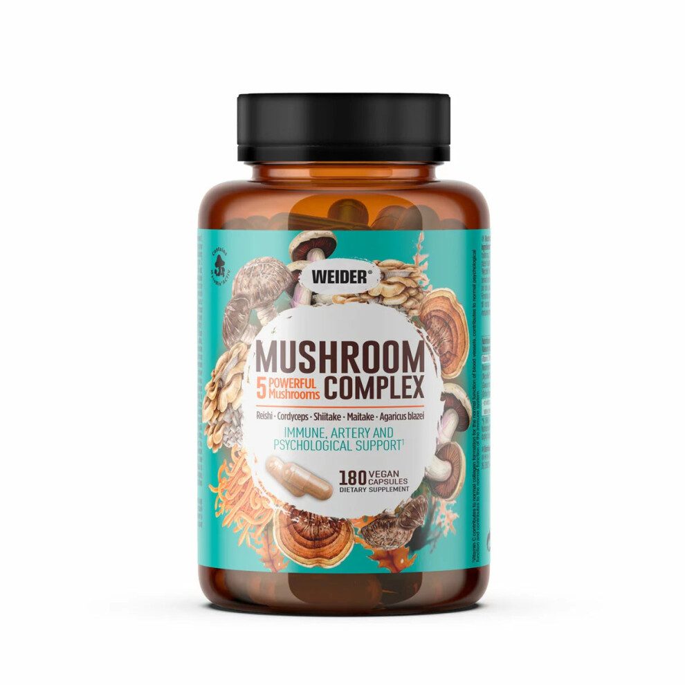 Weider Mushroom Complex Â 180 Vegan Capsules