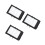 3Pcs Durable Outdoor Map Bag Waterproof Stationery Pouch with Strap 7