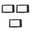 3Pcs Durable Outdoor Map Bag Waterproof Stationery Pouch with Strap 8