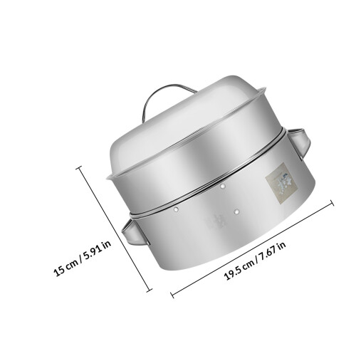 Multi-Functional Stainless Steel Steamer Basket With Lid 1