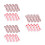 168Pièces Décorations Papier Rouge Pour Sucettes D'enfants 8