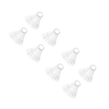 320Pcs Transparent Nail Piece Color Cards for Manicure Practice ABS